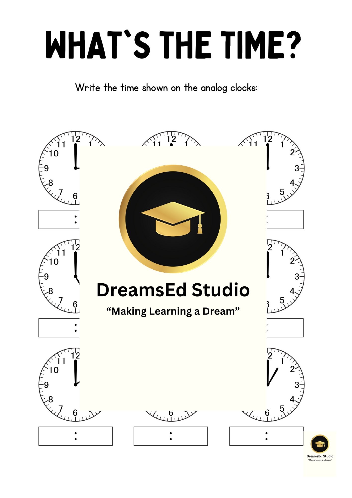 "Grade 4 Time Mastery Worksheets – 12-Hour & 24-Hour Clock Practice" - Image 3