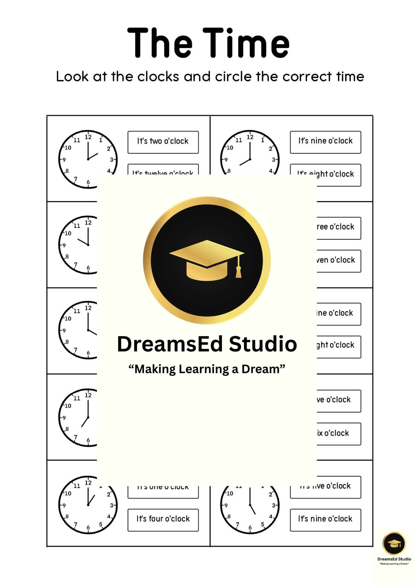 "Grade 4 Time Mastery Worksheets – 12-Hour & 24-Hour Clock Practice" - Image 4
