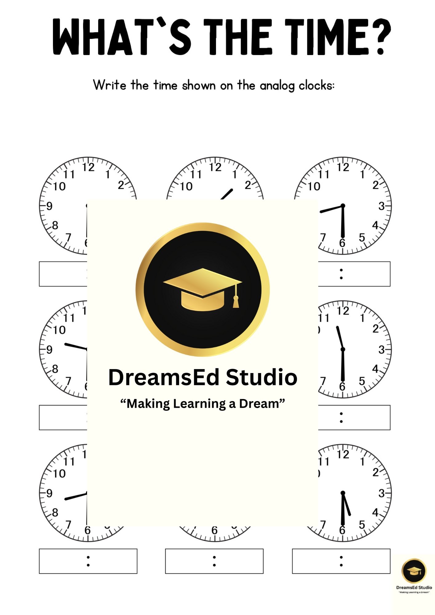 "Grade 4 Time Mastery Worksheets – 12-Hour & 24-Hour Clock Practice" - Image 5